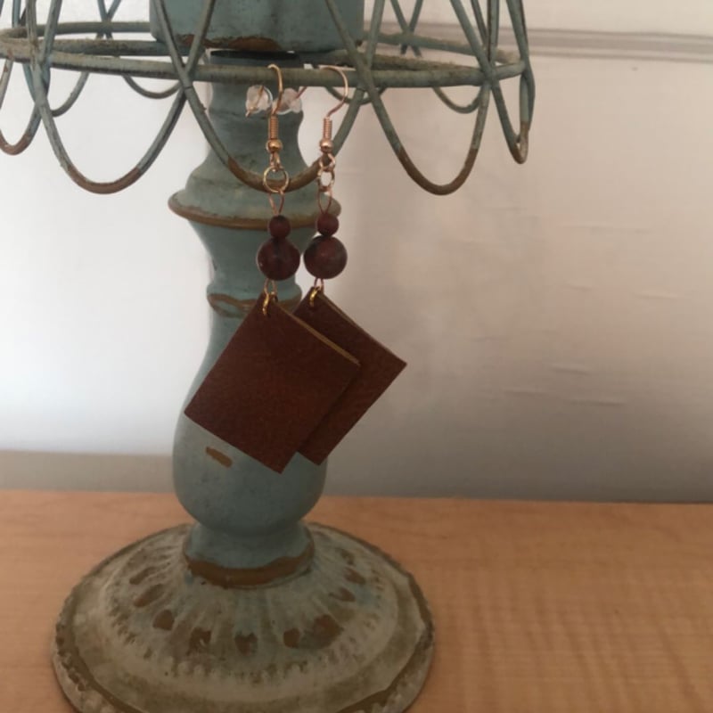 Handmade bookish earrings