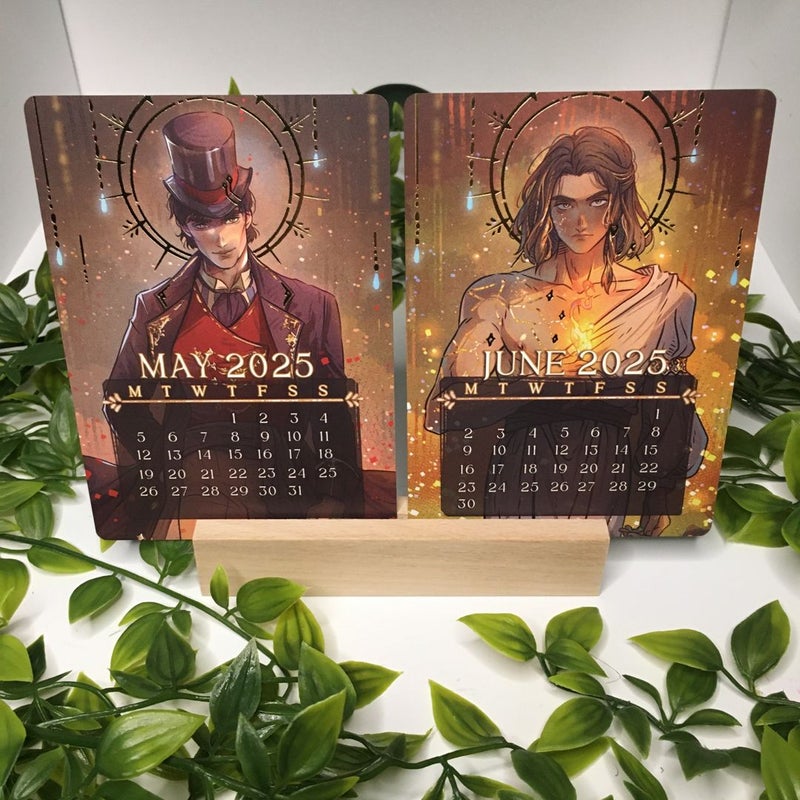 The World of Stephanie Garber 2025 Foiled Desk Calendar FairyLoot UOABH 