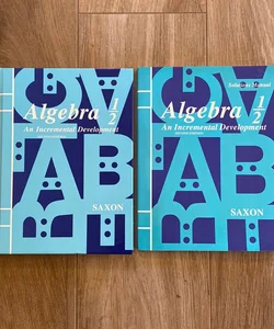Algebra 1/2 Textbook and Solutions Manual
