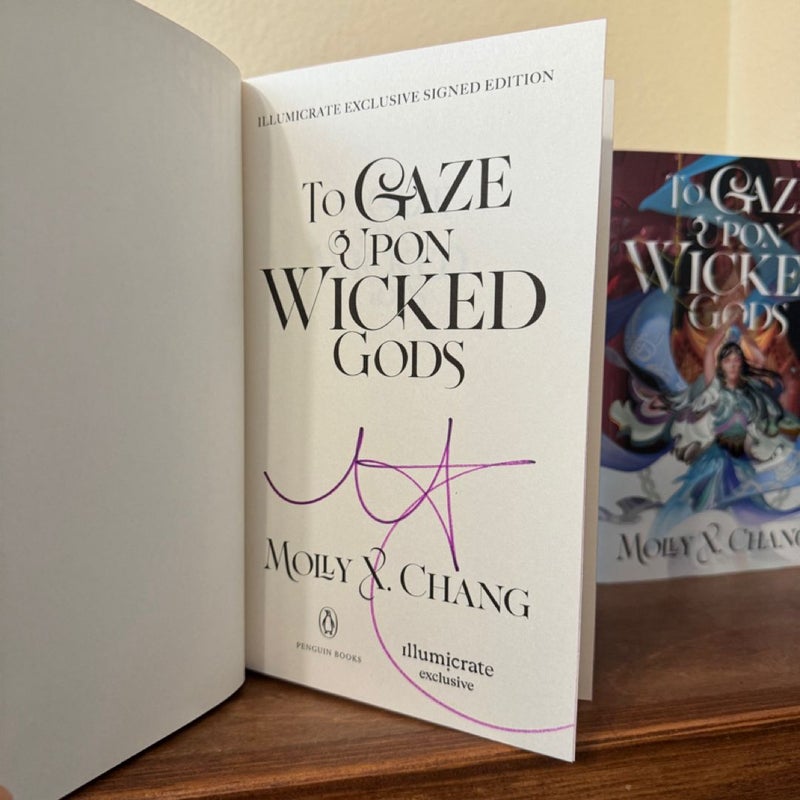 To Gaze Upon Wicked Gods - Illumicrate edition signed