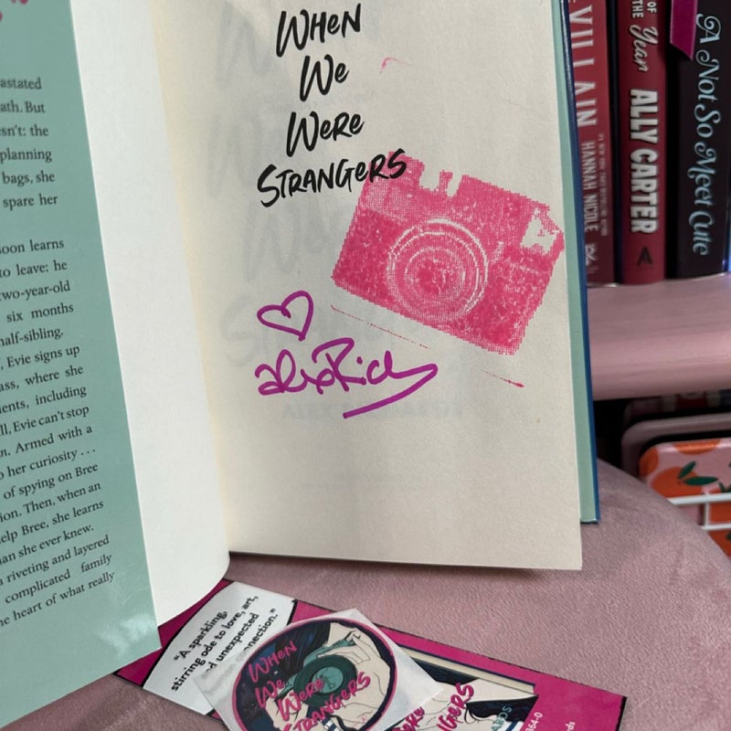 We Were Strangers by Alex Richards Hand Signed