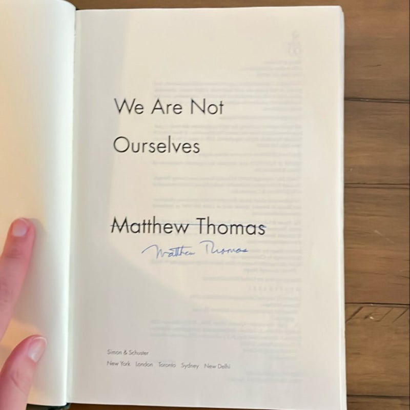 We Are Not Ourselves