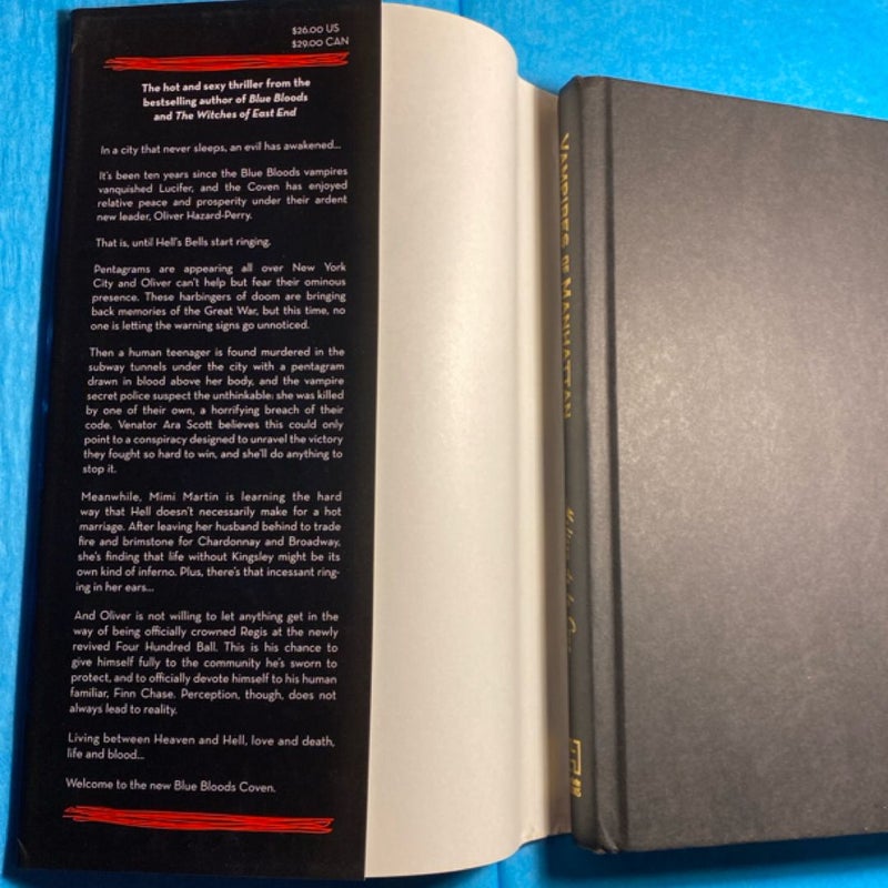 NEW Vampires of Manhattan First Printing