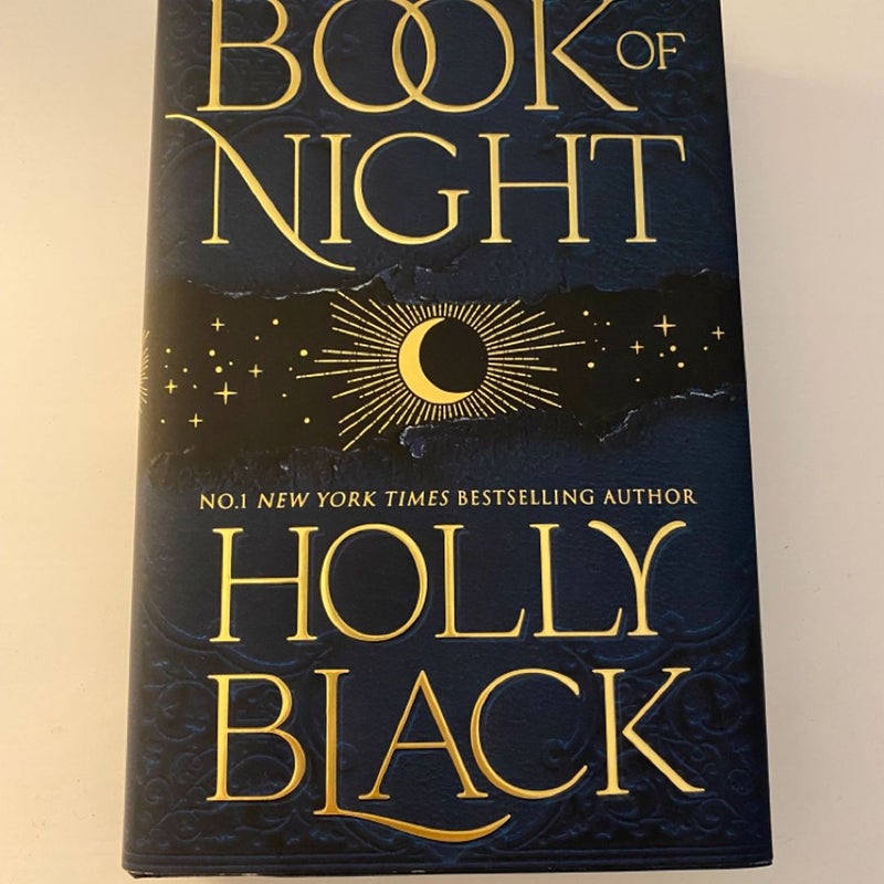 Waterstones signed stenciled exclusive edition of Book of Night