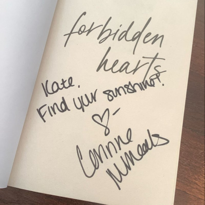 Forbidden Hearts (signed)