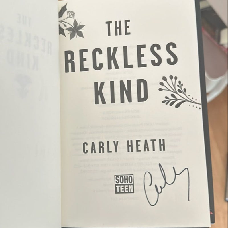 The Reckless Kind SIGNED