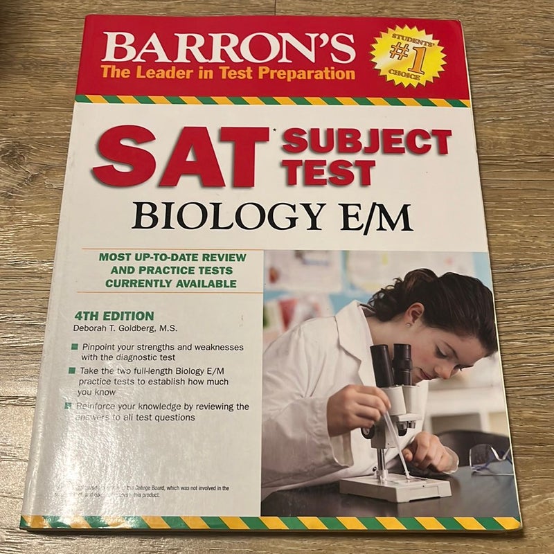Barron's SAT Subject Test Biology e/M, 4th Edition