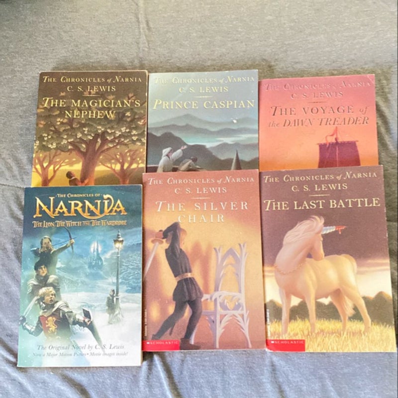 The chronicles of narnia 6 book set