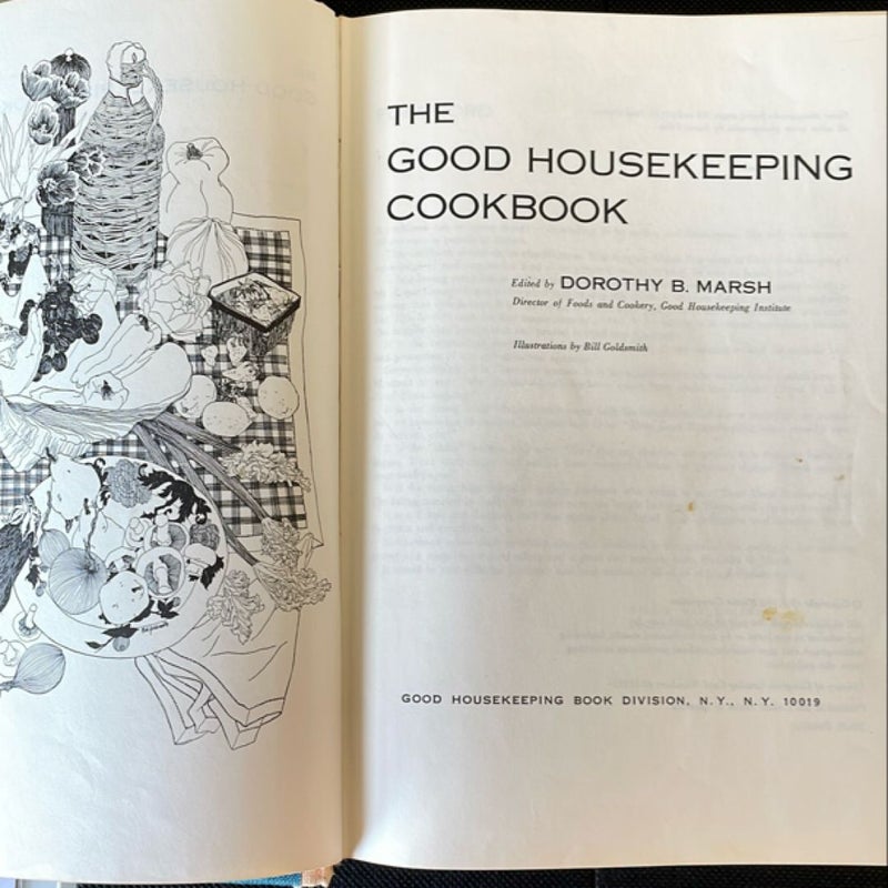 Vintage - Good Housekeeping Cookbook 