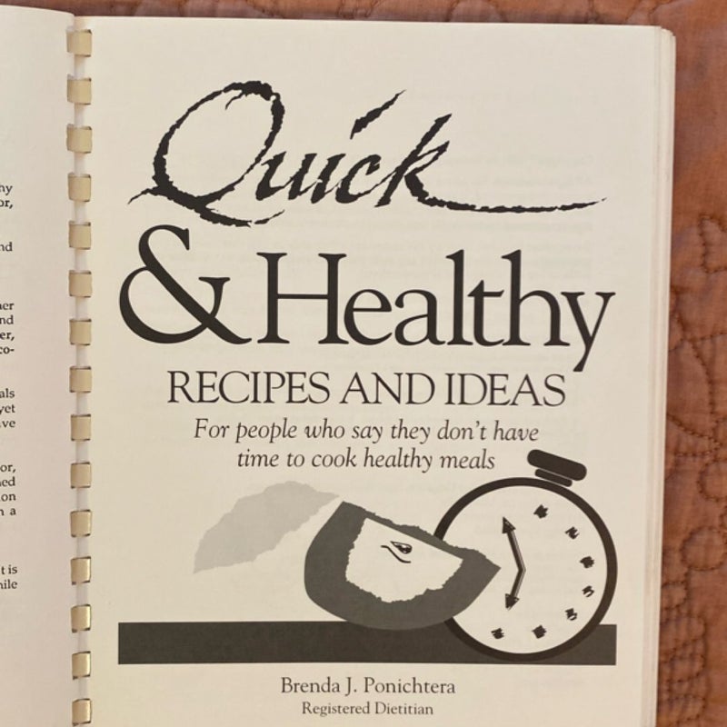 Quick and Healthy Recipes and Ideas