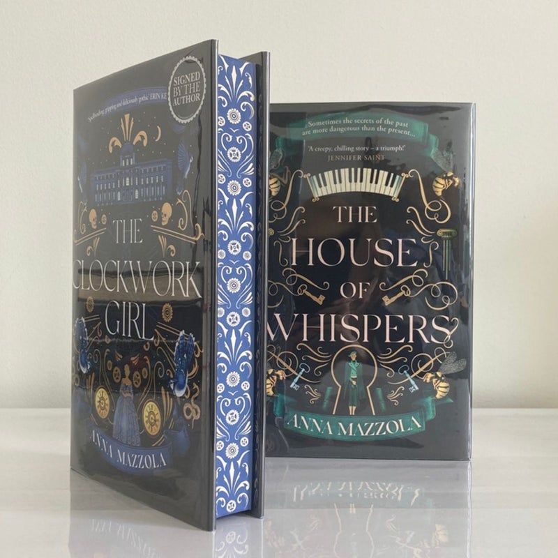 Waterstones The Clockwork Girl (SIGNED Excl SOLD OUT) & The House of Whispers