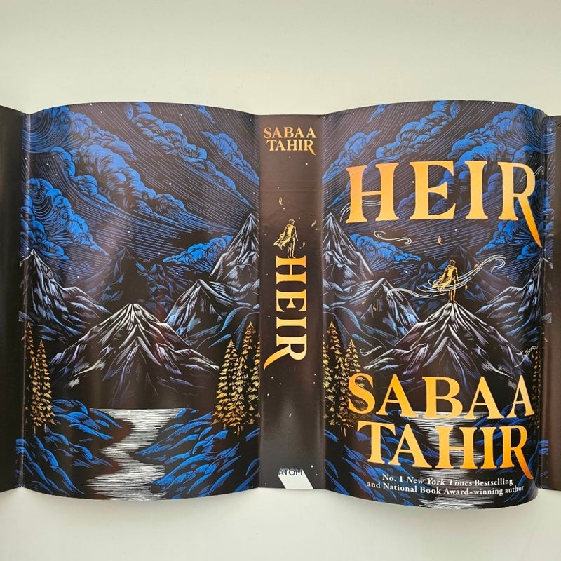 Heir by Sabaa Tahir NEW Fairyloot Exclusive Endpaper Artwork Stenciled Edge