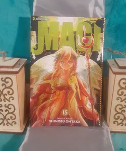 Magi: the Labyrinth of Magic, Vol. 15 manga, 1st printing!