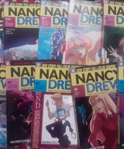 10 Nancy Drew Papercutz comic book lot