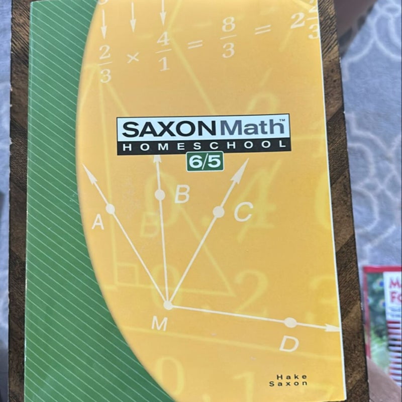 Saxon Math 6/5 Homeschool