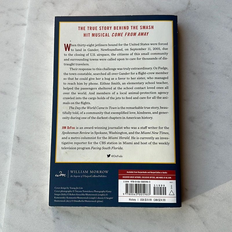 The day the world came to town updated edition by jim defede