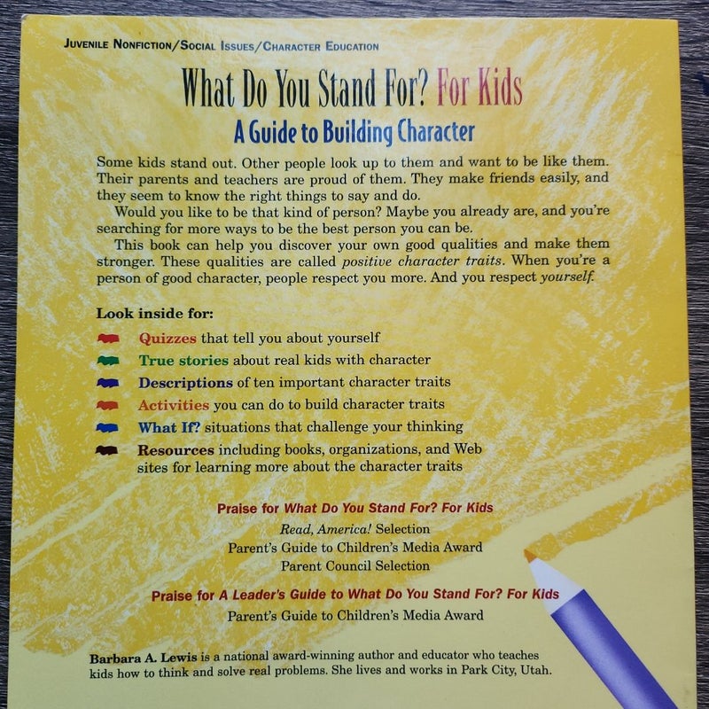 What Do You Stand For? - For Kids