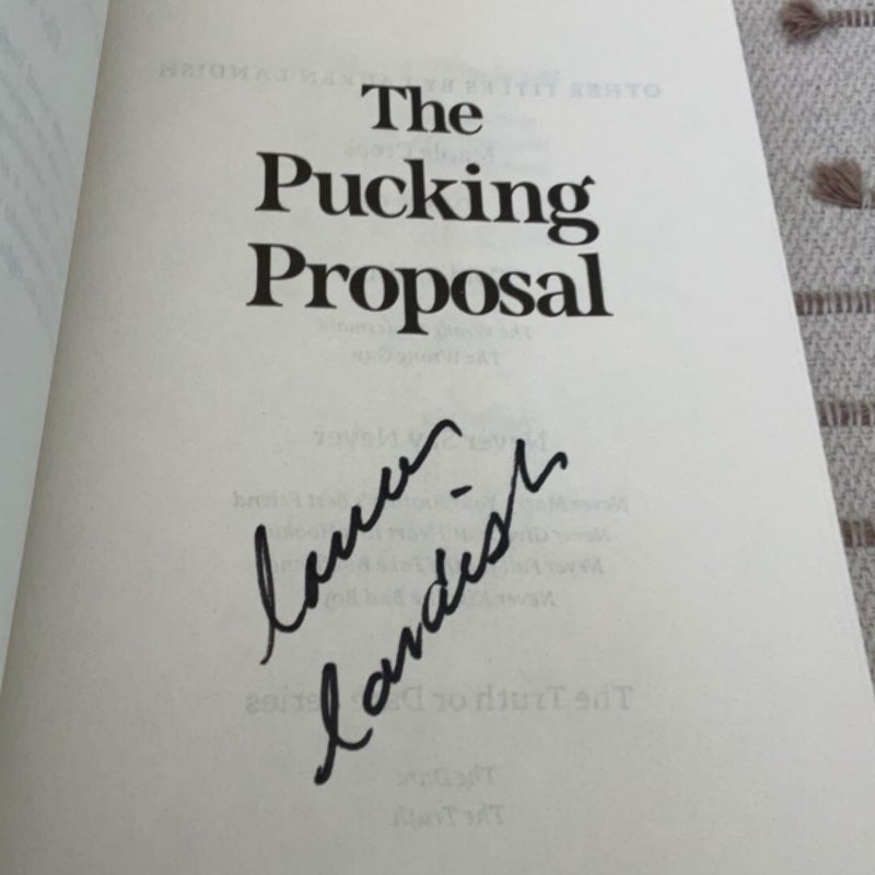 The Pucking Proposal