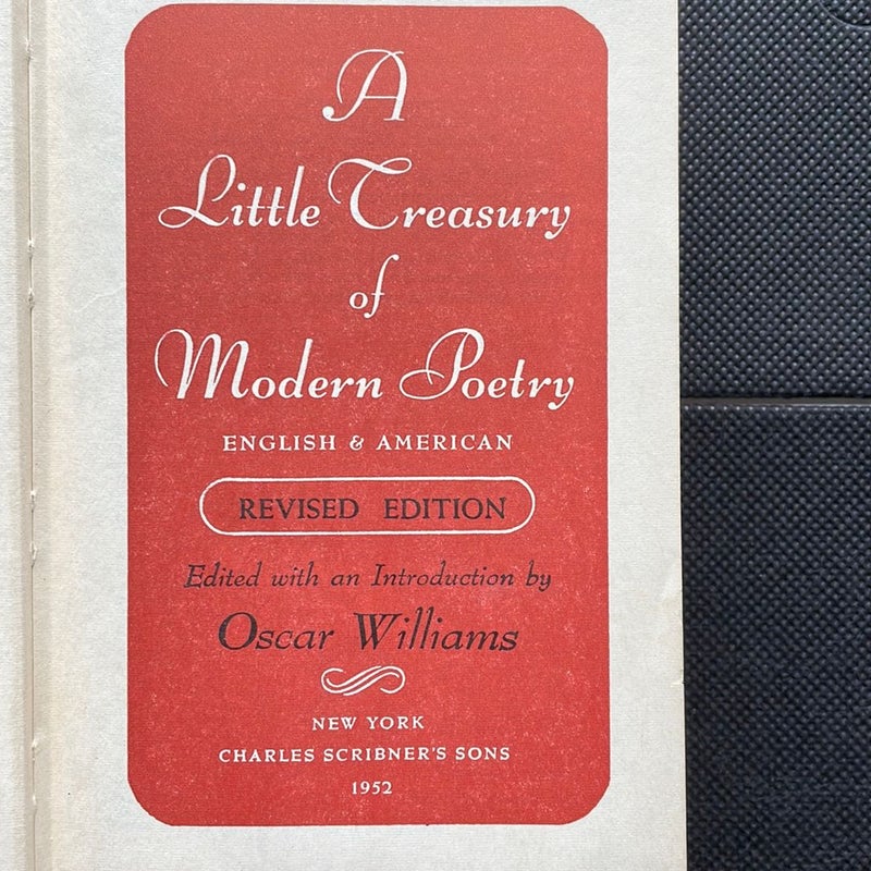 A Little Treasury of Modern Poetry