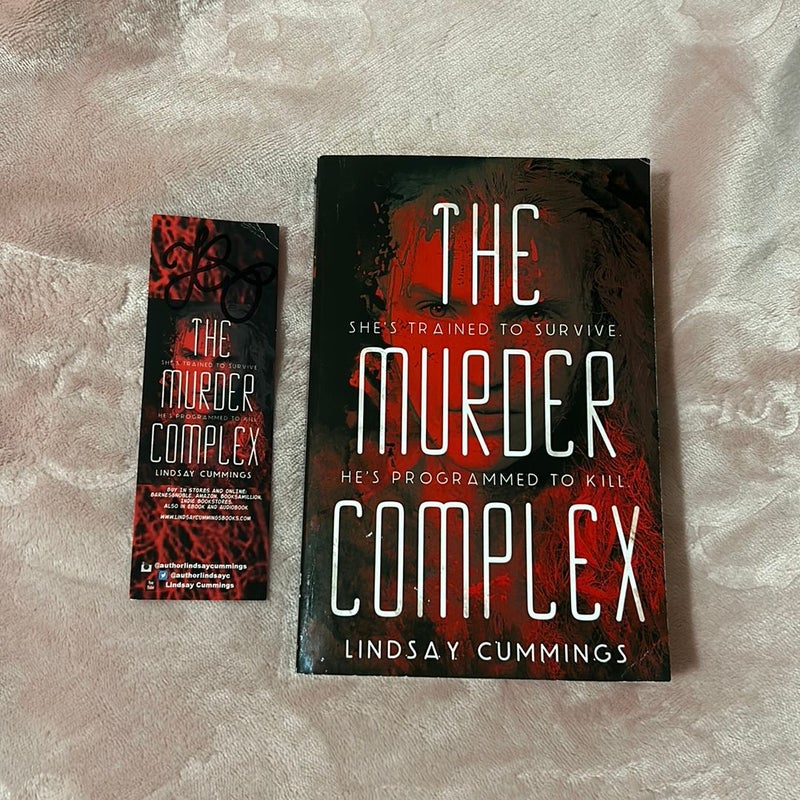 The Murder Complex (SIGNED book & bookmark)