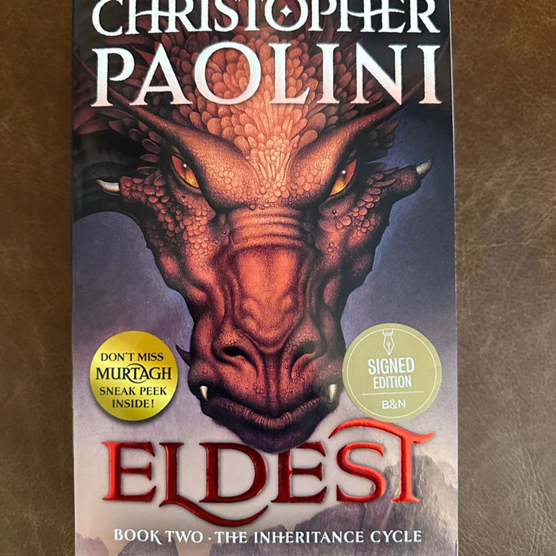 Eldest Christopher paolini special edittion signed