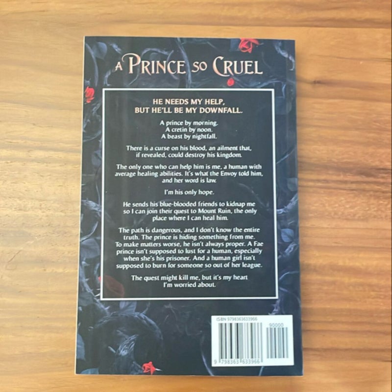 A Prince So Cruel [*SIGNED*]