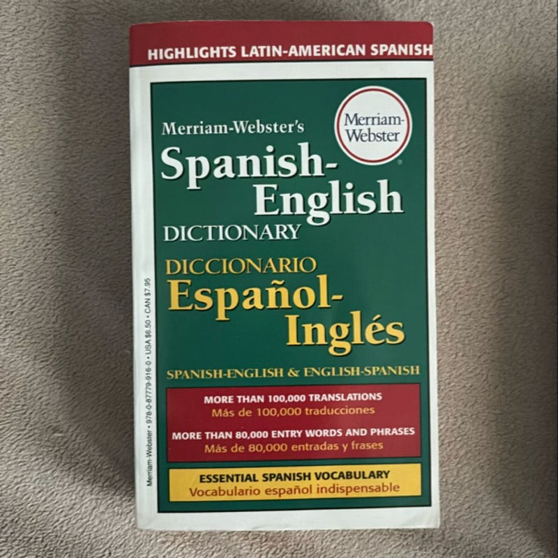 Merriam-Webster's Spanish-English Dictionary