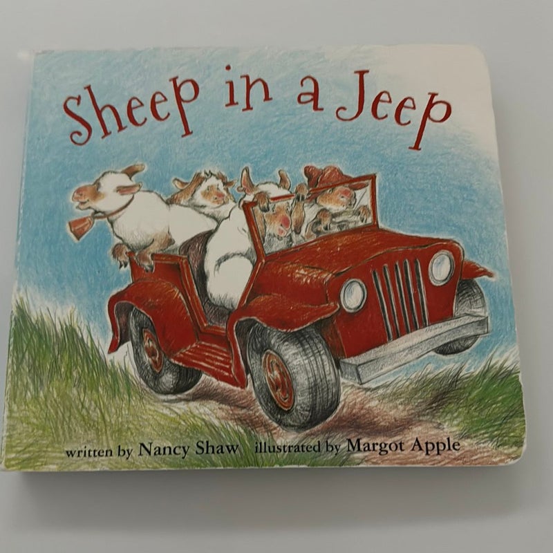 Sheep in a Jeep Board Book