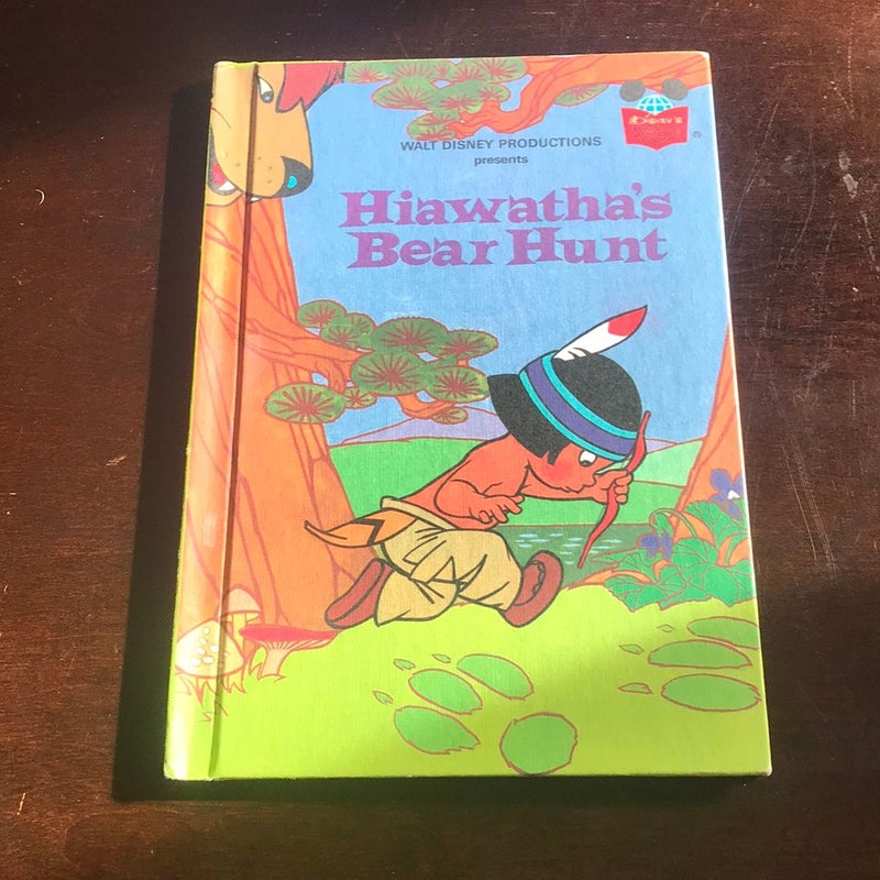 Walt Disney 1982 Hiawatha’s Bear Hunt Hatd Cover