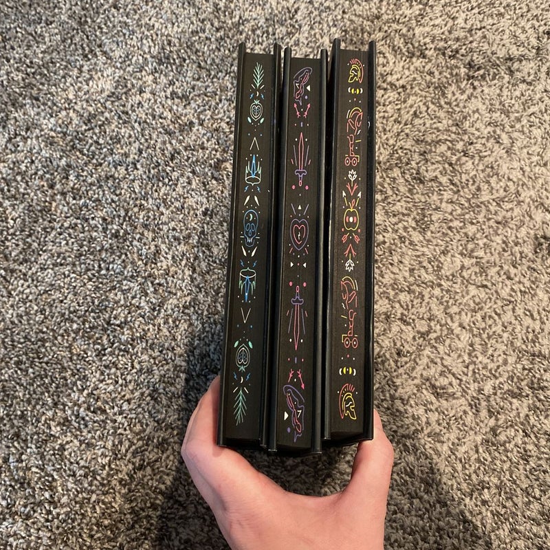 Neon Gods & Electric Idol & Wicked Beauty Bookish Box Editions Signed