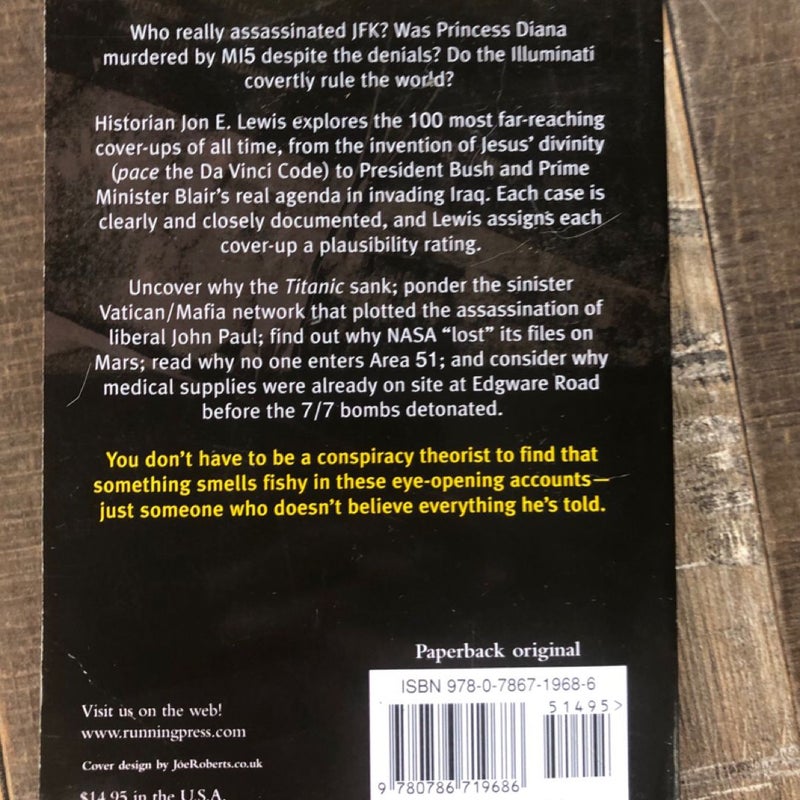 The Mammoth Book of Cover-Ups by Jon E. Lewis - 100 Disturbing Conspiracies