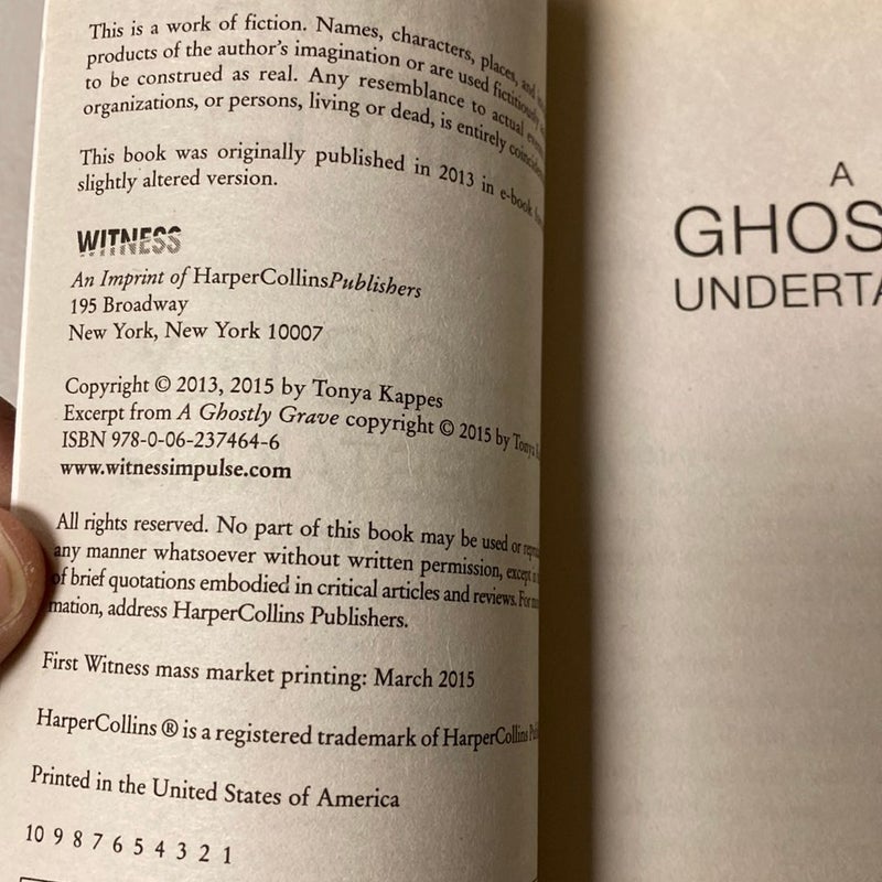 A Ghostly Undertaking