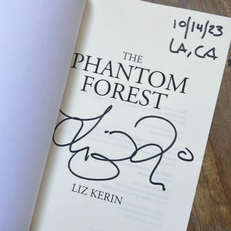 The Phantom Forest (SIGNED / Out of Print / First Edition)