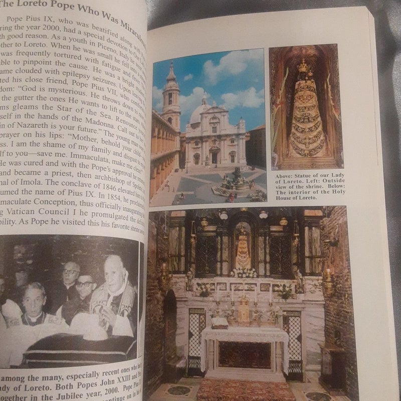 Marian Shrines of Italy paperback Catholic book. Some black / white and color photos.  By the Franciscan Friars of the Immaculate,  2000