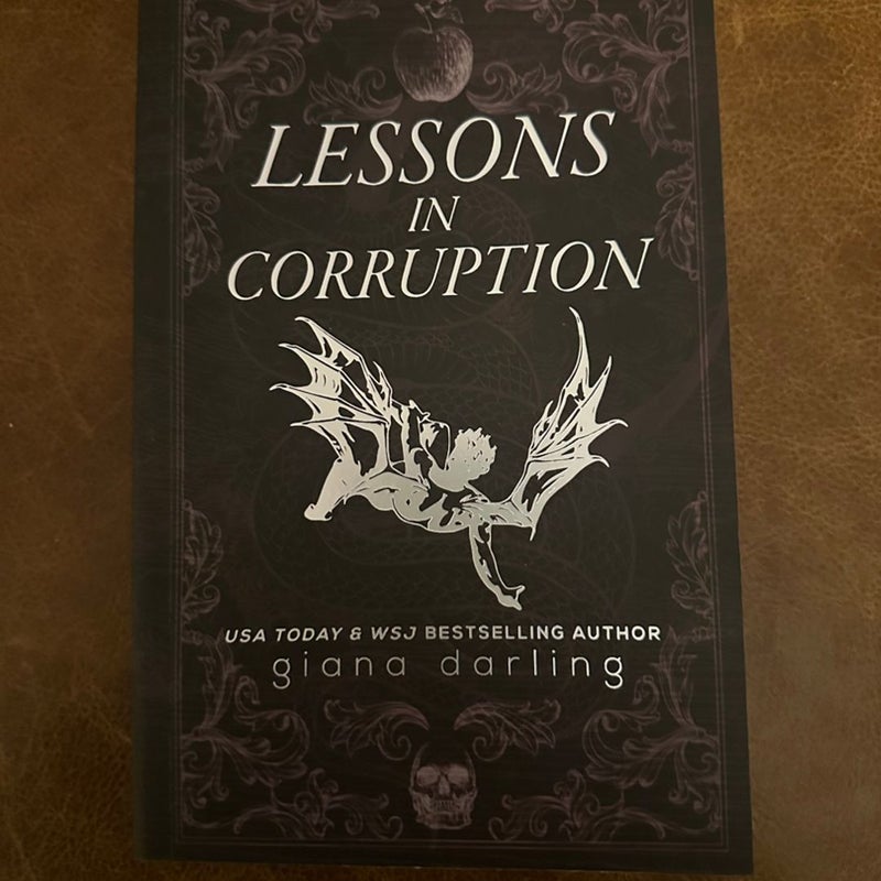 Eternal Embers Signed Lessons in Corruption by Giana Darling Madison Fox Collab