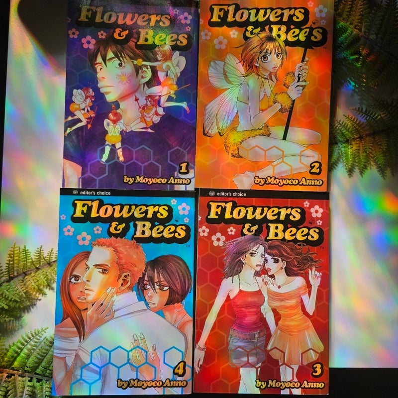 FLOWERS & BEES (RARE) Manga, Volumes 1 - 4