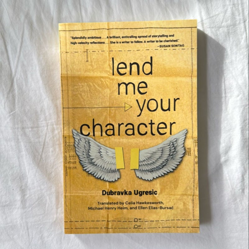 Lend Me Your Character