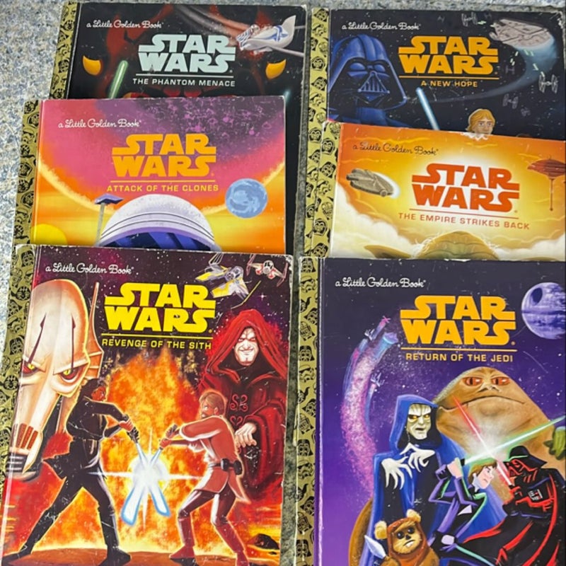 Star Wars:  set of 6 books  