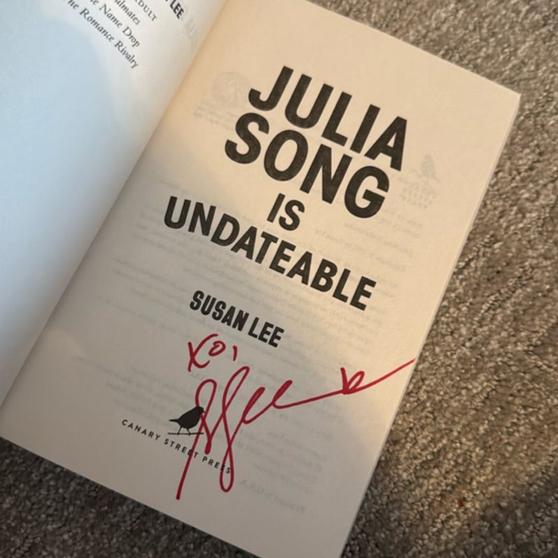 Julia Song Is Undateable