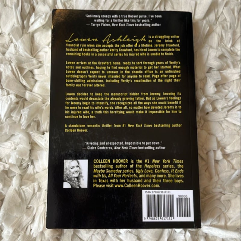 Verity, Large Print Edition