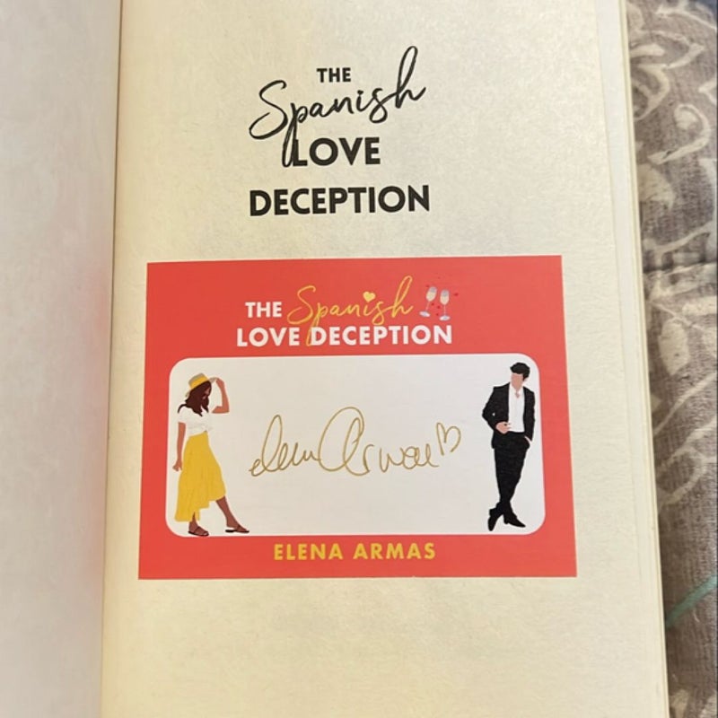 The Spanish Love Deception SIGNED