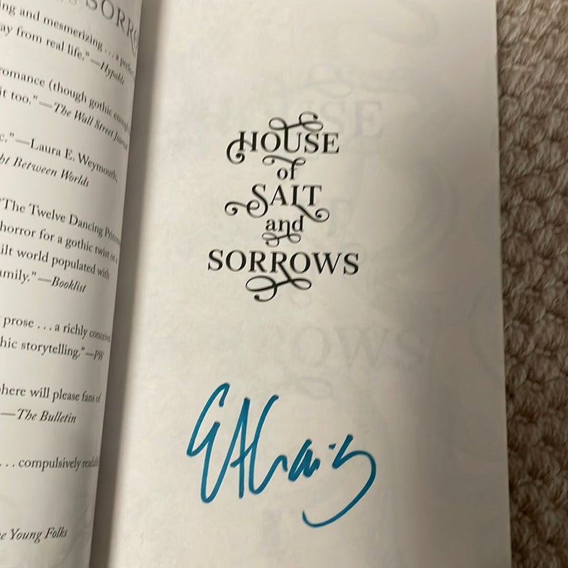 House of Salt and Sorrows Signed Exclusive Book Bundle