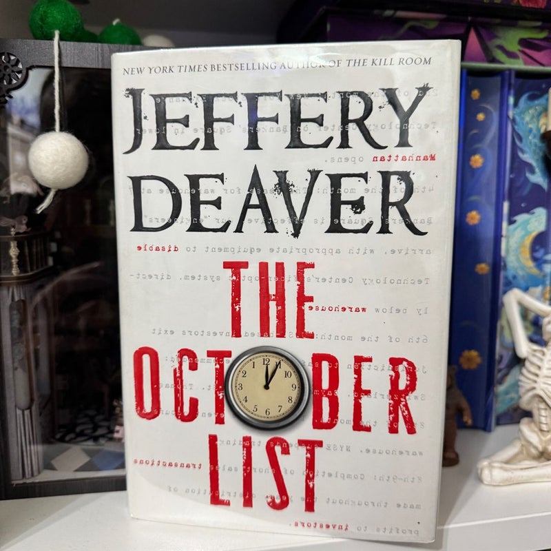 ** SIGNED ** The October List