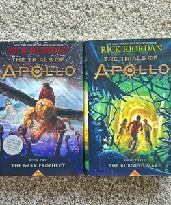 The Dark Prophecy AND The Burning Maze (Trials of Apollo, the Books Two and Three)