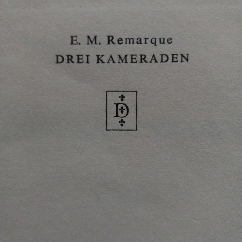 Drei Kameraden (Three Comrades)