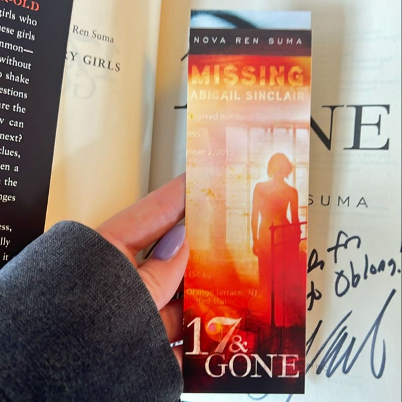 17 and Gone (Signed Copy & Bookmark)