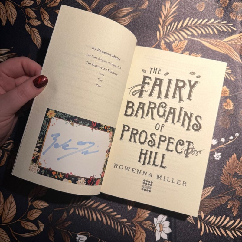 The Fairy Bargains of Prospect Hill