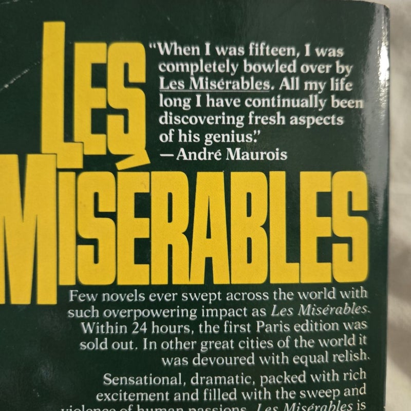 Les Miserables Victor Hugo 1989 vintage printing 