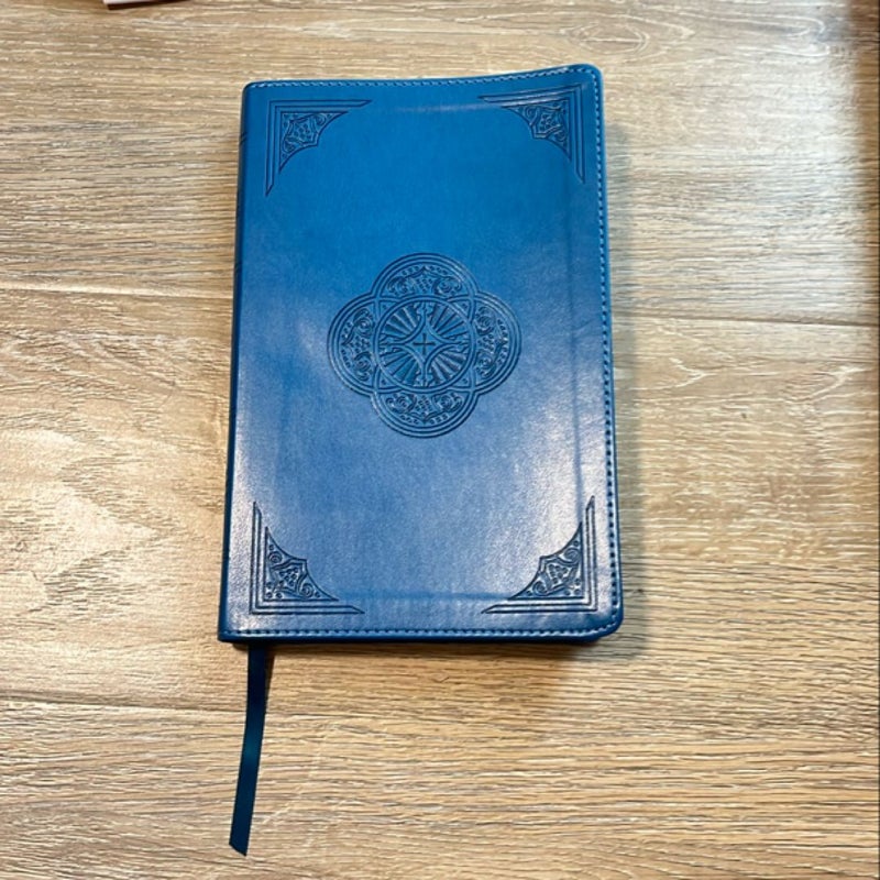 ESV Thinline Bible (TruTone, Deep Teal, Rotunda Design)