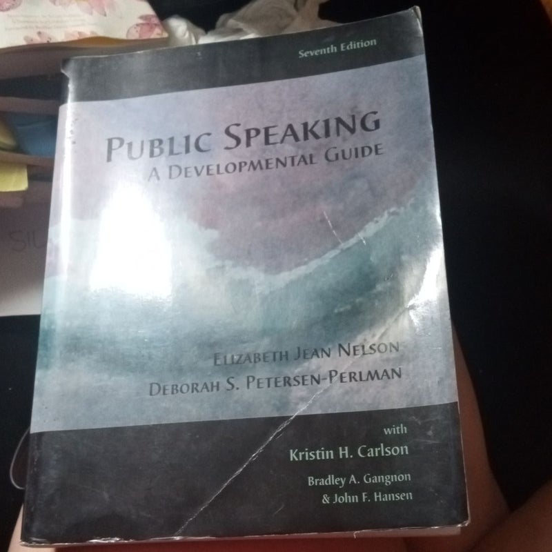 Public speaking a development guide 